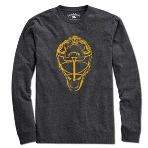 Chowdaheadz Boston Vintage Goalie Mask T-Shirt Mens Medium